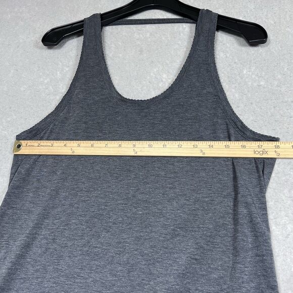 Lululemon Tank Top Womens Size 10 Heather Gray Tied To It Tank Sleeveless - Picture 6 of 10